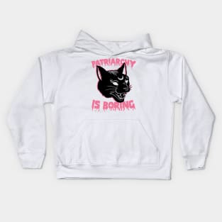 Patriarchy is Boring Kids Hoodie